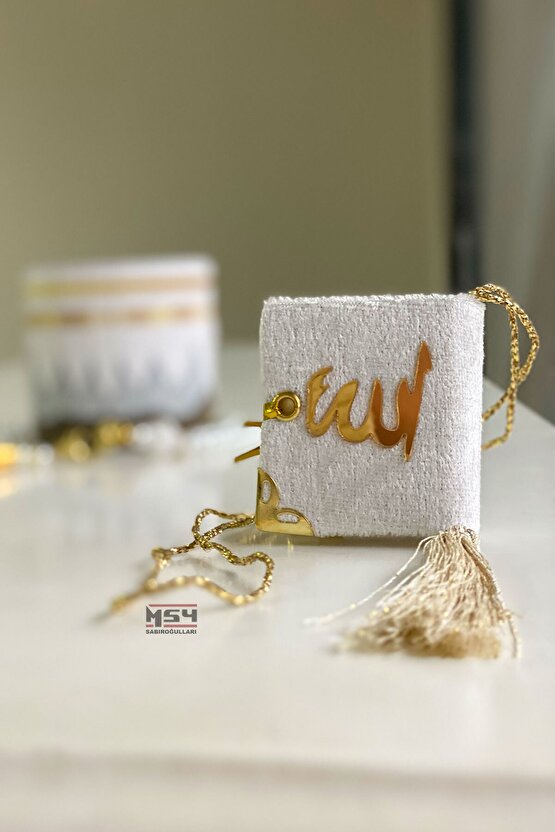 10 Adet Kabe Desenli Mini Kutu Tesbih Seti Hediyelik