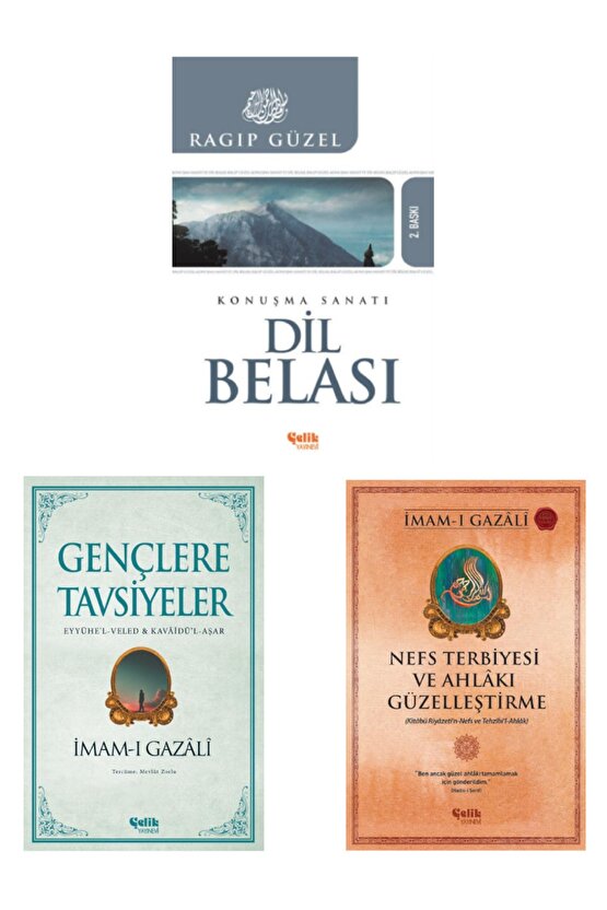 Nefs Terbiyesi - Dil Belası - Gençlere Tavsiye 3lü Set