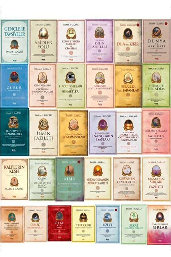 Imam-ı Gazali Kitaplığı 31li Set