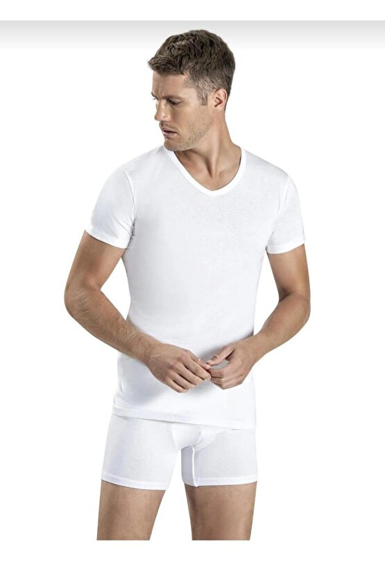 JİBER 105 ERKEK V YAKA FANİLA ATLET 10 ADET