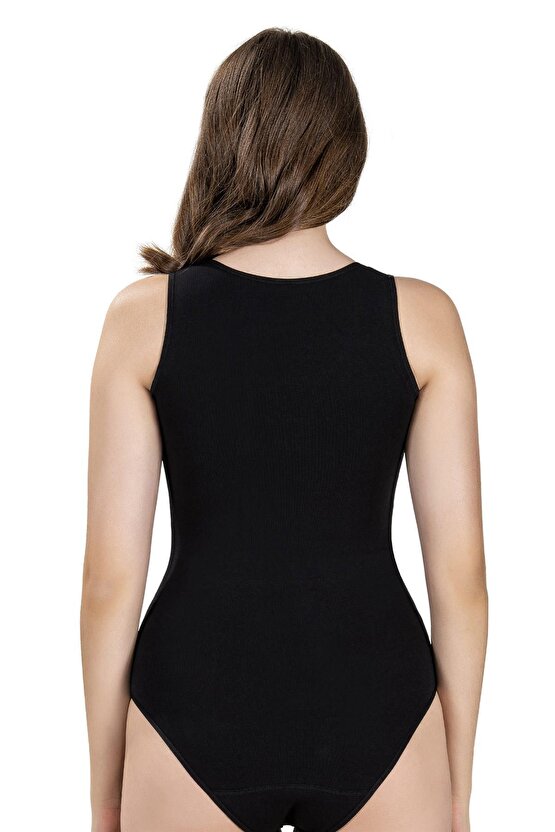 Kadın Geniş Askılı Kancalı Likralı Body 582 - 12 Adet