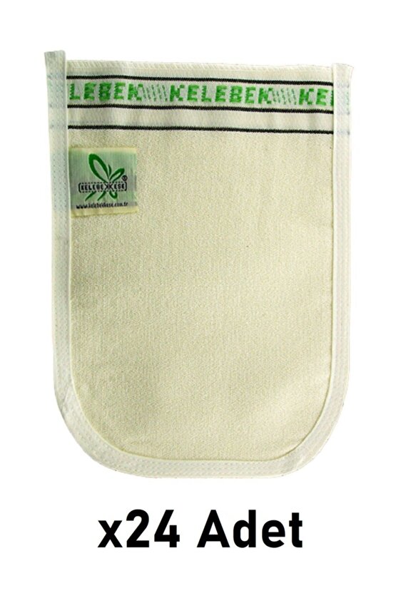 Ekstra Kalın Beyaz Banyo Hamam Kesesi 24 Adet