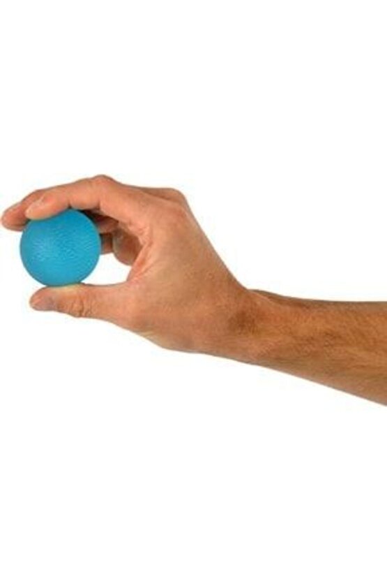 Yuvarlak ElEgzersiz Topu El Ve Parmak Kuvvetlendirme Topu Mavi Sert