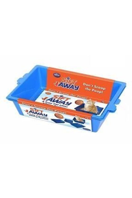 3 Pcs - Sift AwayCat 3 Katlı Kedi Tuvaleti