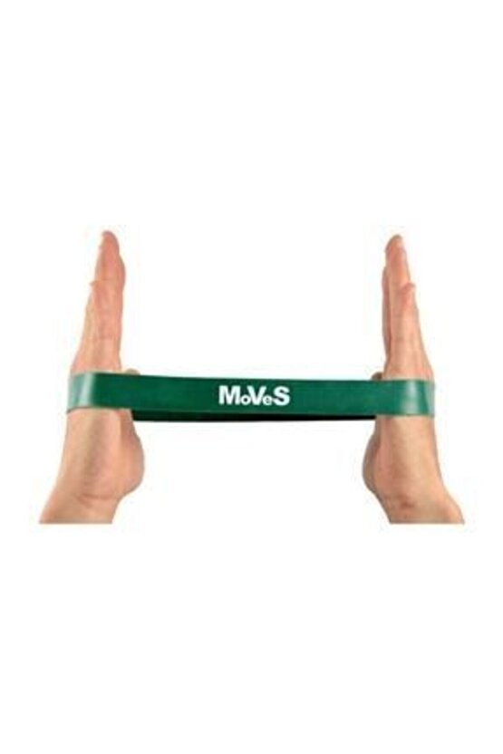 Germe Güçlendirme Egzersiz Pilates BandıMoves Loop Yeşil Kas
