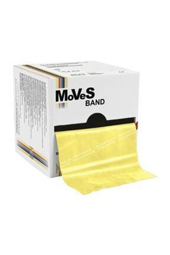 Egzersiz Pilates Bandı Hafif Direnç LastiğiBand 1,5 mt Sarı