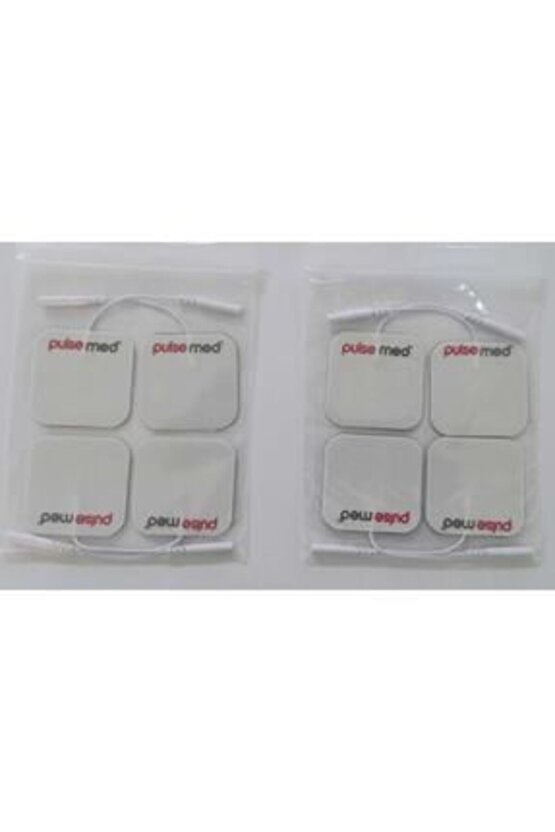 Yedek Elektrot 5x5 Tens Pedi 4 Lü ( 2 Paket )Tens Cihazı Kablolu