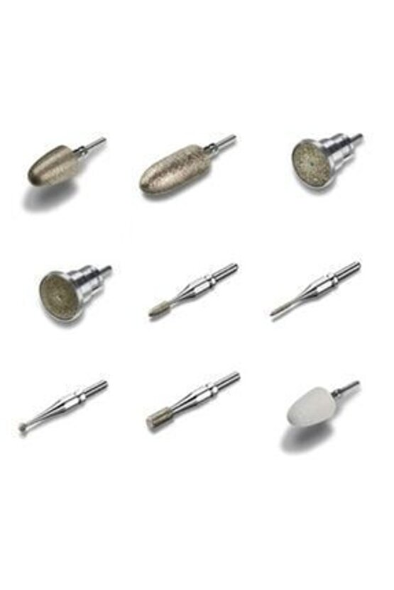 Seti Yedek Başlıklar 9 AdetMp 60 Manikür Pedikür