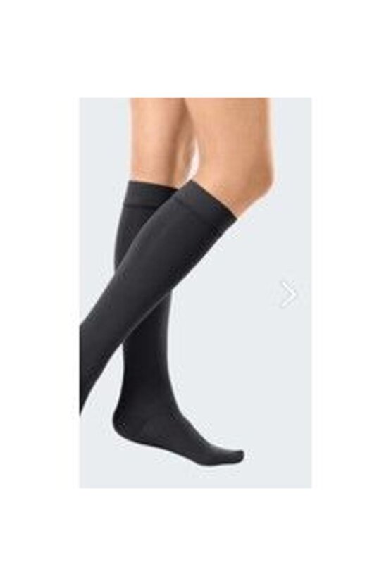 Duomed Diz Altı Kapalı Burun Siyah Renk Çorabı
