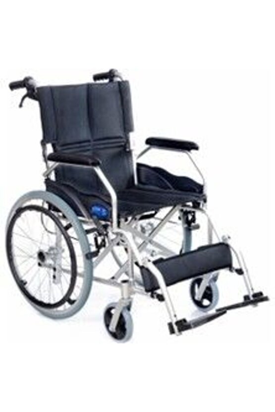 Alüminyum Özellikli Refakatçı Frenli Hafif Tekerlekli Sandalye