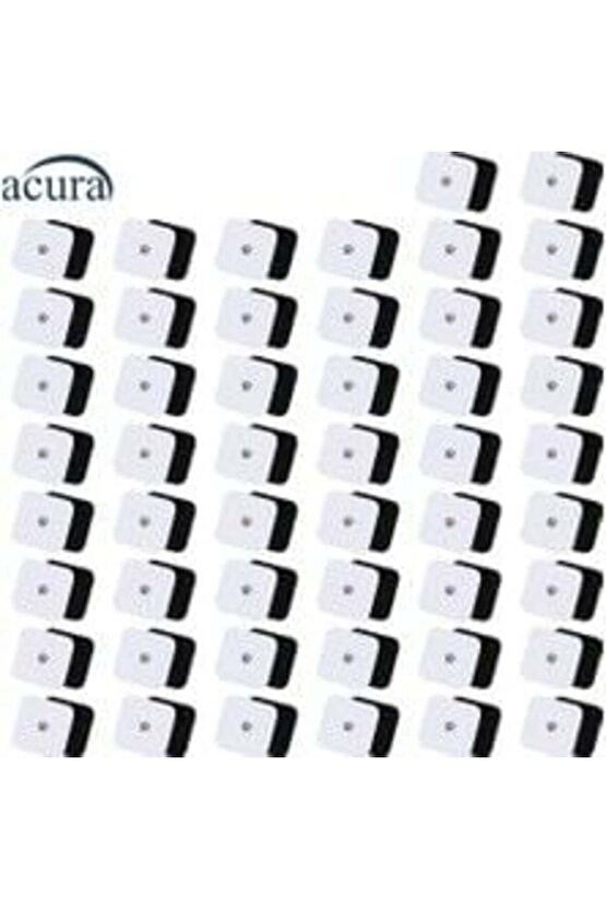 5x5 Çıtçıtlı Kare Tens Pedi 20 Adet