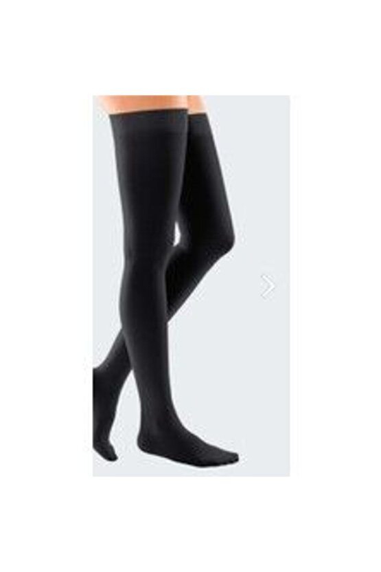Duomed Ccl2 Diz Üstü Kapalı Burun Siyah Renk Çorabı