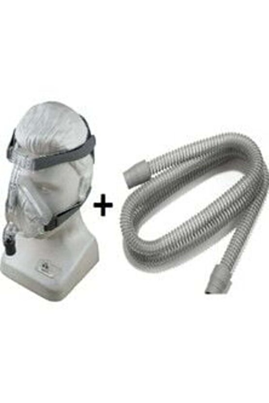 Cpap bpap Maskefull Face Maske ağız Burun Maske Hortum