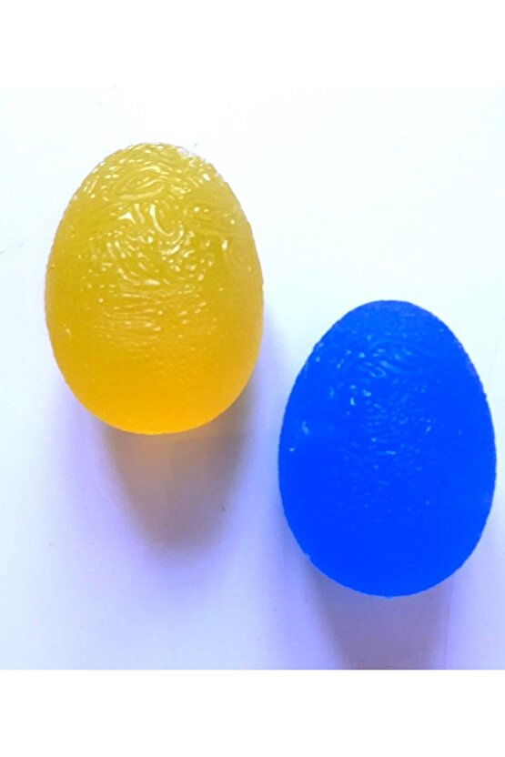 Yumurta Şekil El Egzersiz Ve Stres Topu Sarı