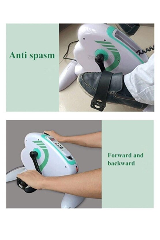 CKSPOR Ev Tipi Elektrikli Egzersiz Bisikleti, Motorlu El Kol Ayak Egzersiz Pedalı