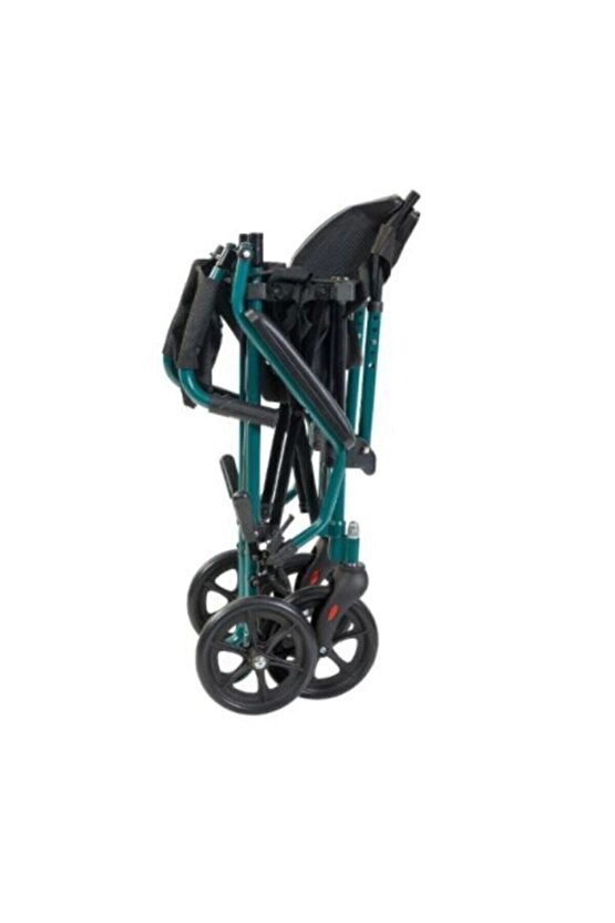 G505 Alüminyum Tekerlekli Transfer Sandalyesi Hasta Transfer Sandalyesi Minder Hediyeli