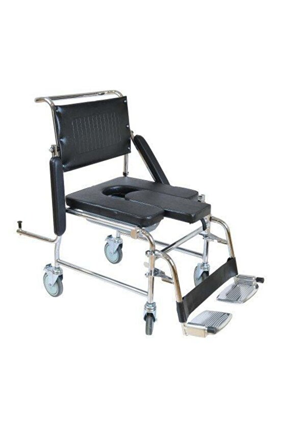 Banyo Tuvalet Tekerlekli Sandalye (Klozetli Banyo Sandalyesi)
