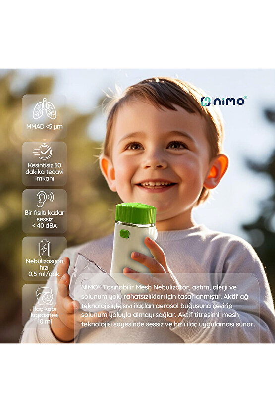 Nimo Taşınabilir Mesh Nebulizatör