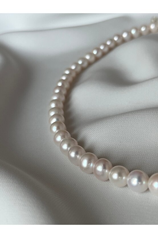 Gerçek İnci Kolye ( Gümüş )