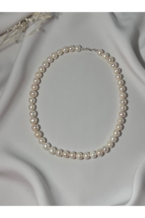 Hakiki İnci Gümüş Kolye