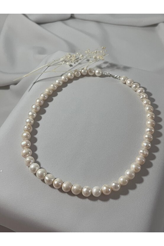 Hakiki İnci Gümüş Kolye