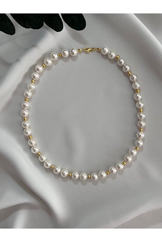 Mayorka İnci Gümüş Kolye