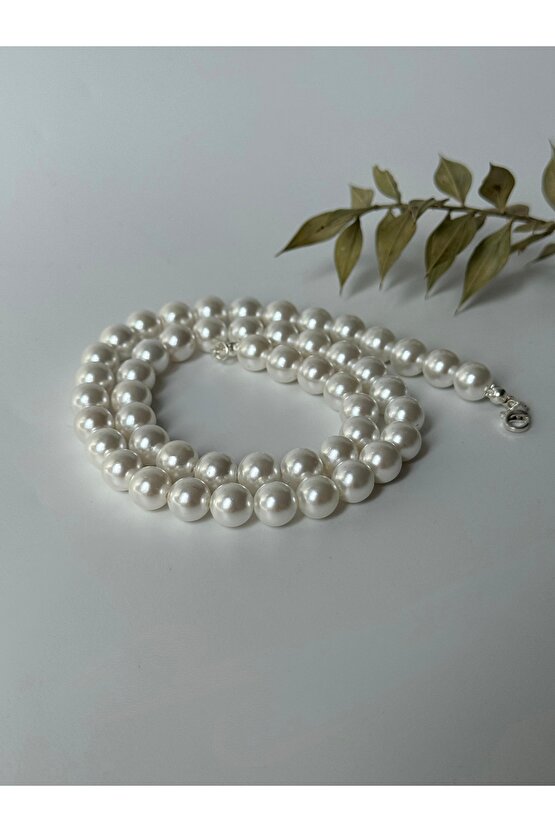 Mayorka İnci Gümüş Kolye