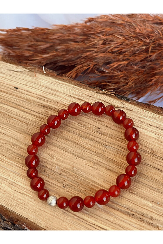 Akik Doğal Taşlı Bileklik