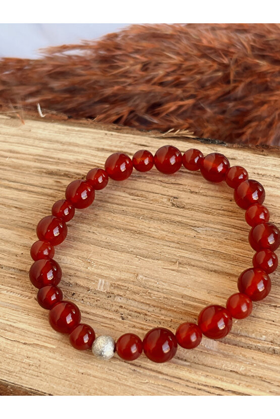 Akik Doğal Taşlı Bileklik