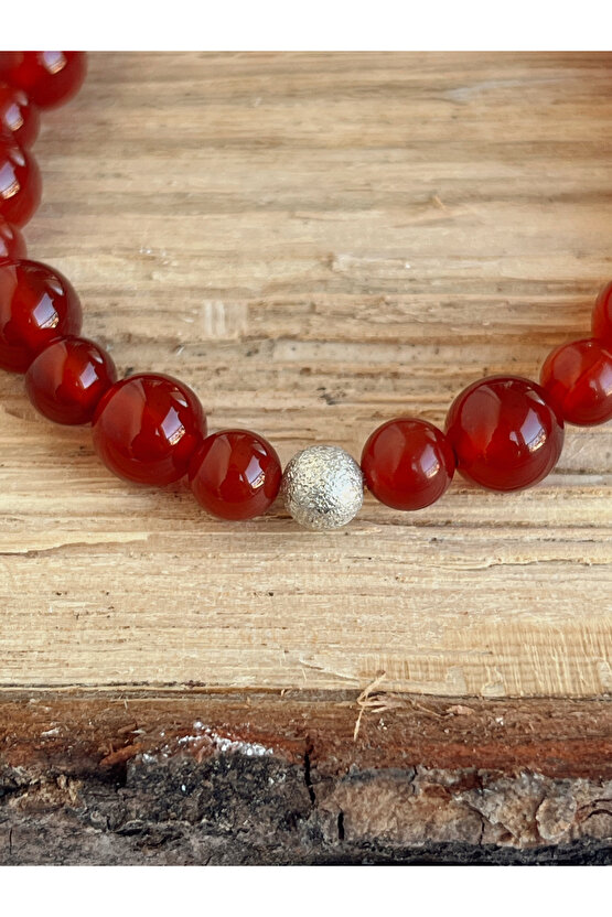 Akik Doğal Taşlı Bileklik