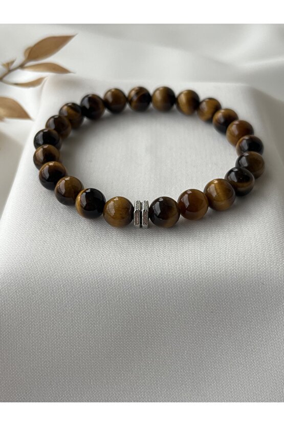 Doğal Kaplangözü & Onıx Taşlı Bileklik