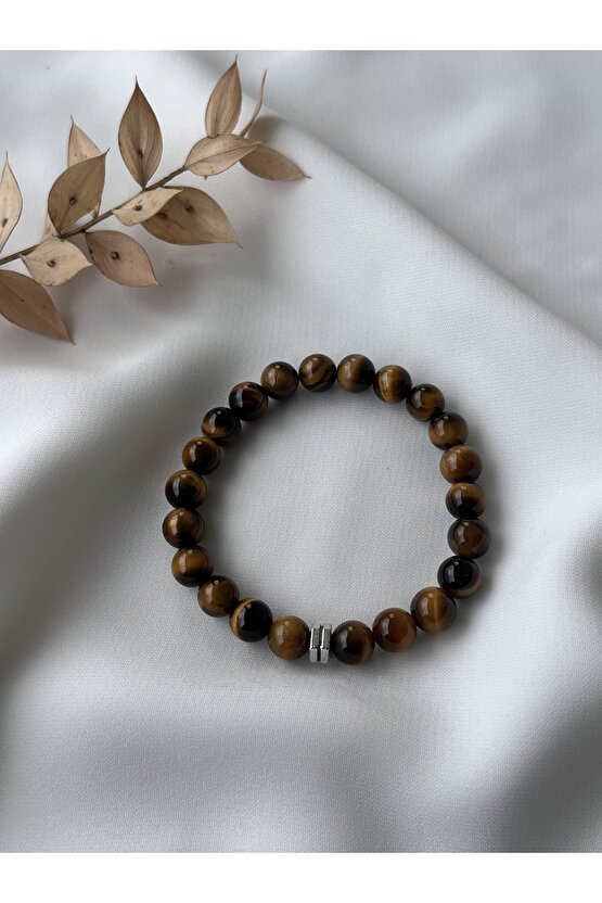 Doğal Kaplangözü & Onıx Taşlı Bileklik