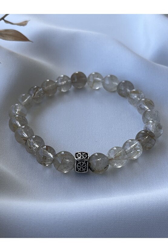 Golden Rutilated Quartz Bileklik