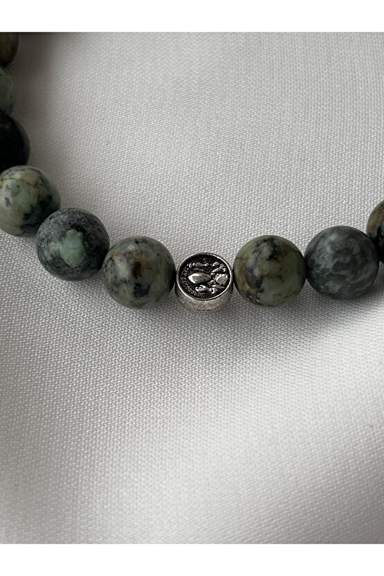 Doğal Jasper Taşlı Bileklik