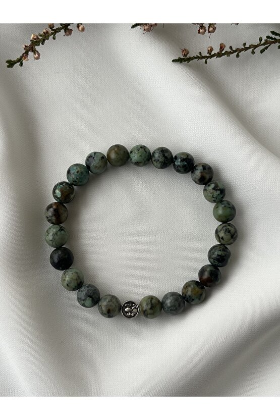 Doğal Jasper Taşlı Bileklik