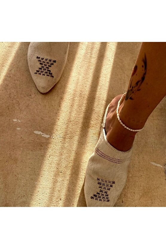 Gerçek İnci Kadın Halhal