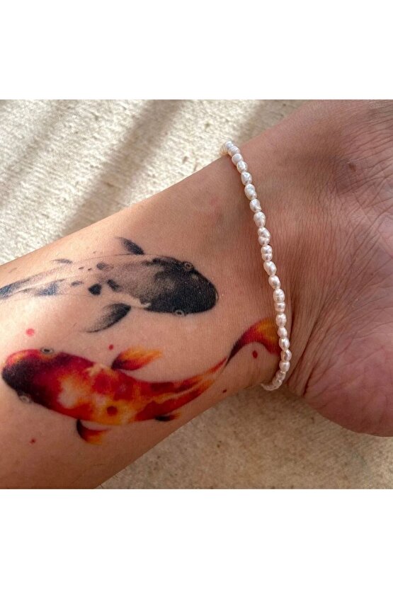 Gerçek İnci Kadın Halhal