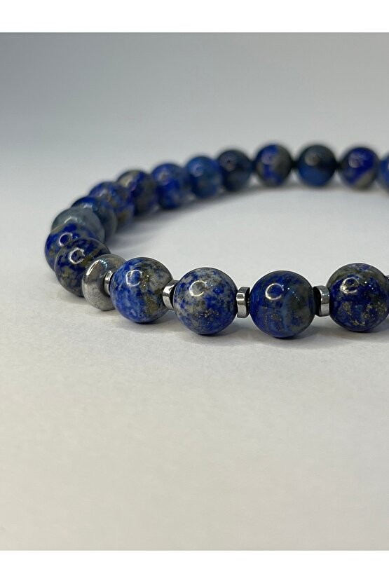 Lapis Lazuli Doğal Taş Bilekliği ( Koruma ve Ruhsal Farkındalık )