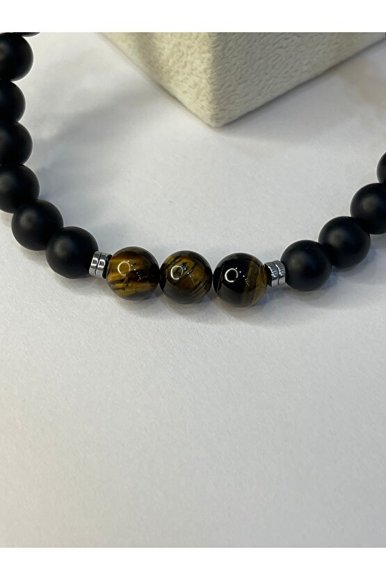 Mat Onix Doğal Taş Bileklik