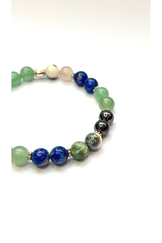 Boğa burcu doğaltaş bileklik . Sertifikalı Orjinal doğaltaş