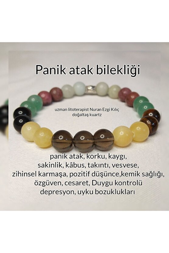 Doğal Taş Sertifikalı Bileklik. Uzman Tarafından Onaylanmış Test Edilmiştir