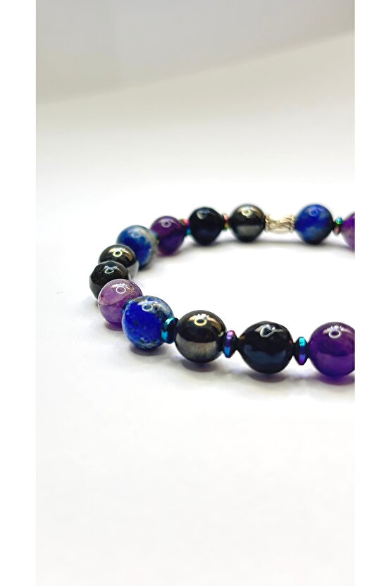 Yay burcu doğaltaş bileklik . Sertifikalı Orjinal doğaltaş