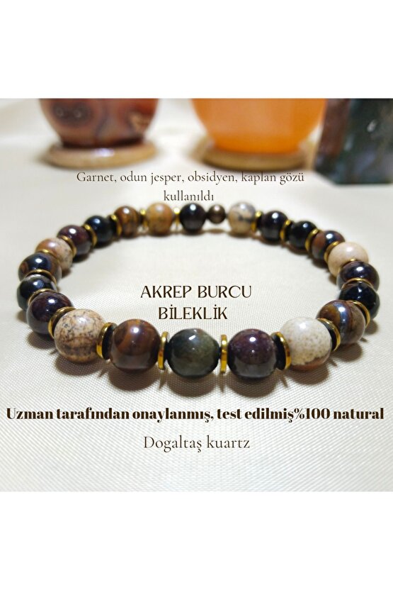 Akrep Burcu Sertifikalı Bileklik.