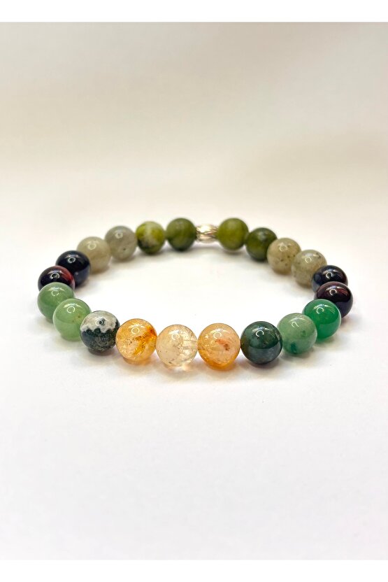 Bolluk bereket doğaltaş bileklik. Sertifikalı Orjinal doğaltaş