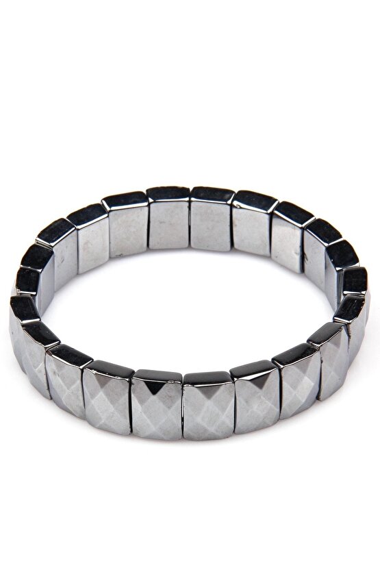 Terahertz Doğal Taş Bileklik 9 X 13 Mm Özel Kesim