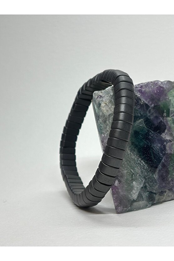 ERKEK BİLEKLİK ŞUNGİT DOĞALTAŞ