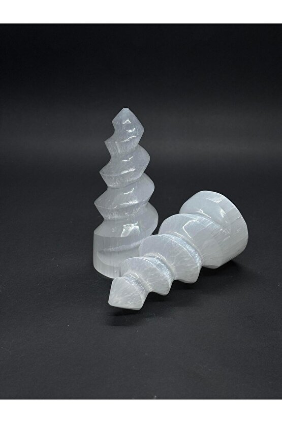 SELENİT BURGULU KULE 10CM