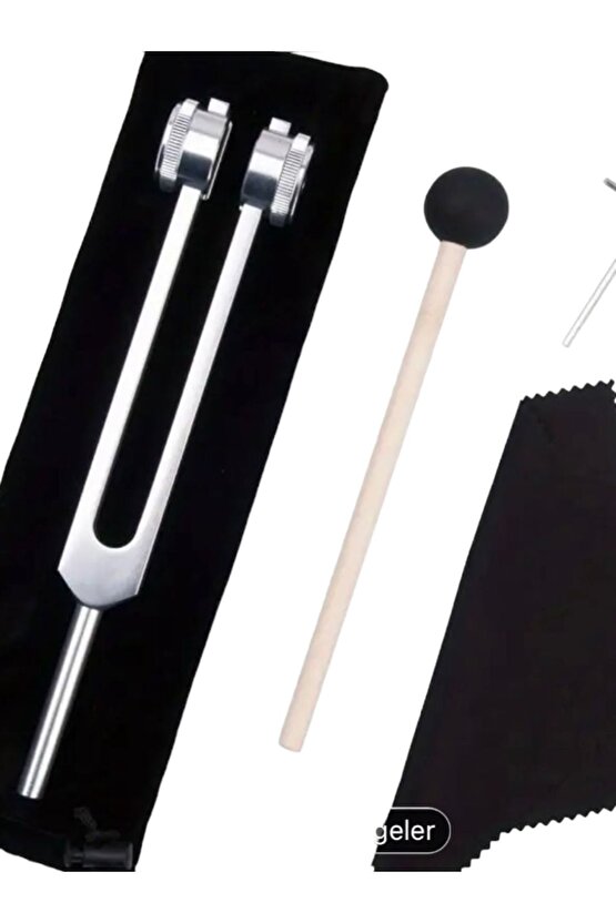 128hz Ses Frekans Tuning Çatal Tıbbi Ayar Çatal Çakra Çekiç Topu