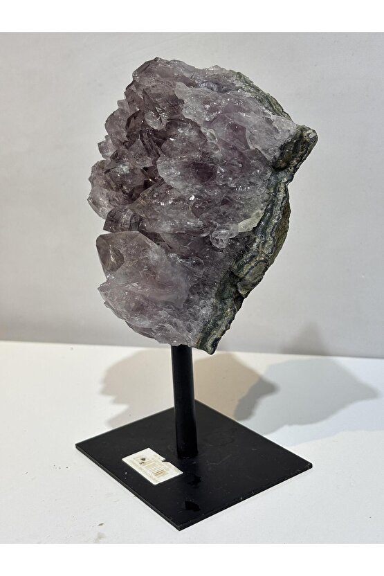 BREZİLYA AMETİST DOĞALTAŞ SİYAH DEMİR STANTLI