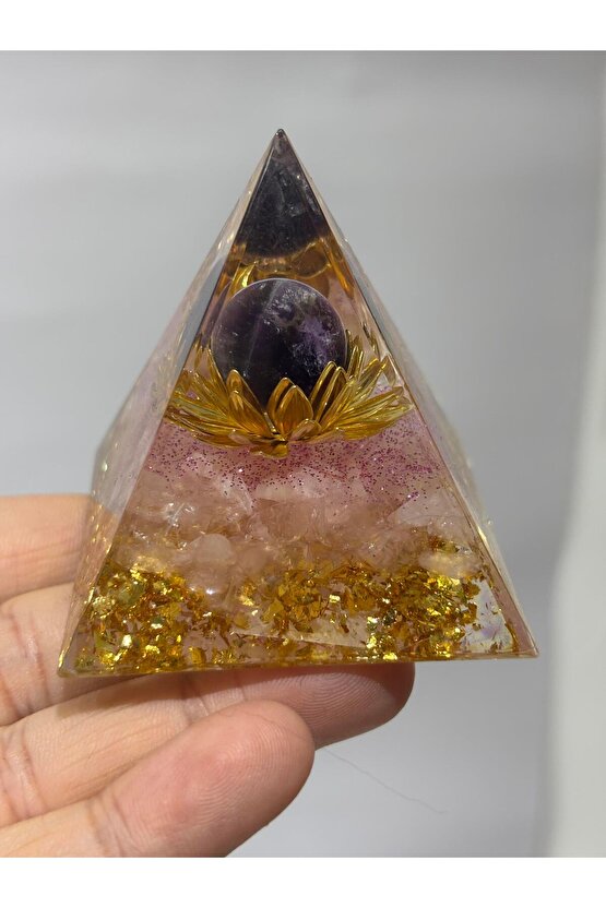 PEMBE KUVARS AMETİST SEVGİ ORGONİTİ